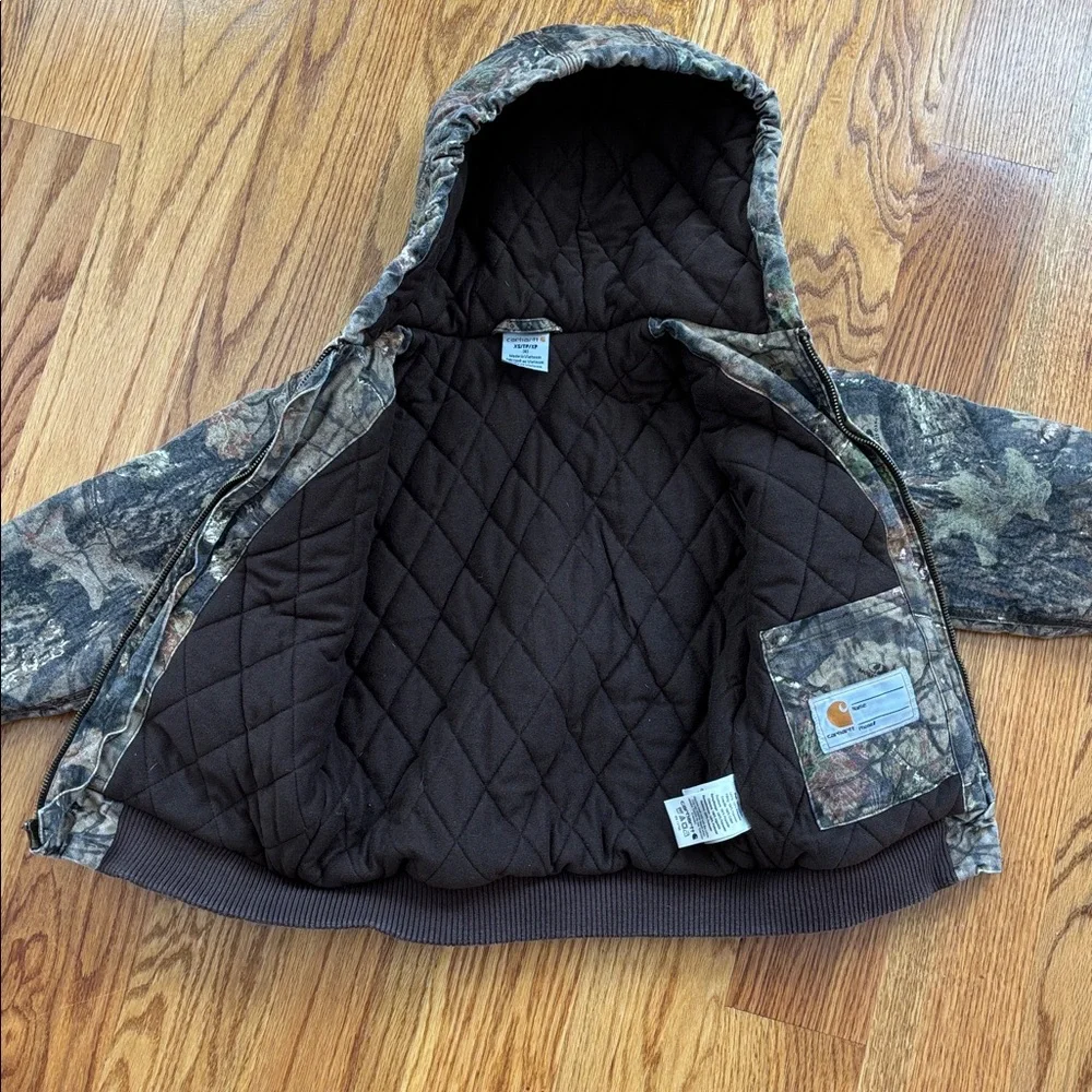 Carhartt Mossy Oak Jacket Boys Youth XS‎ X-Small 6 Camouflage Hunting Outdoors